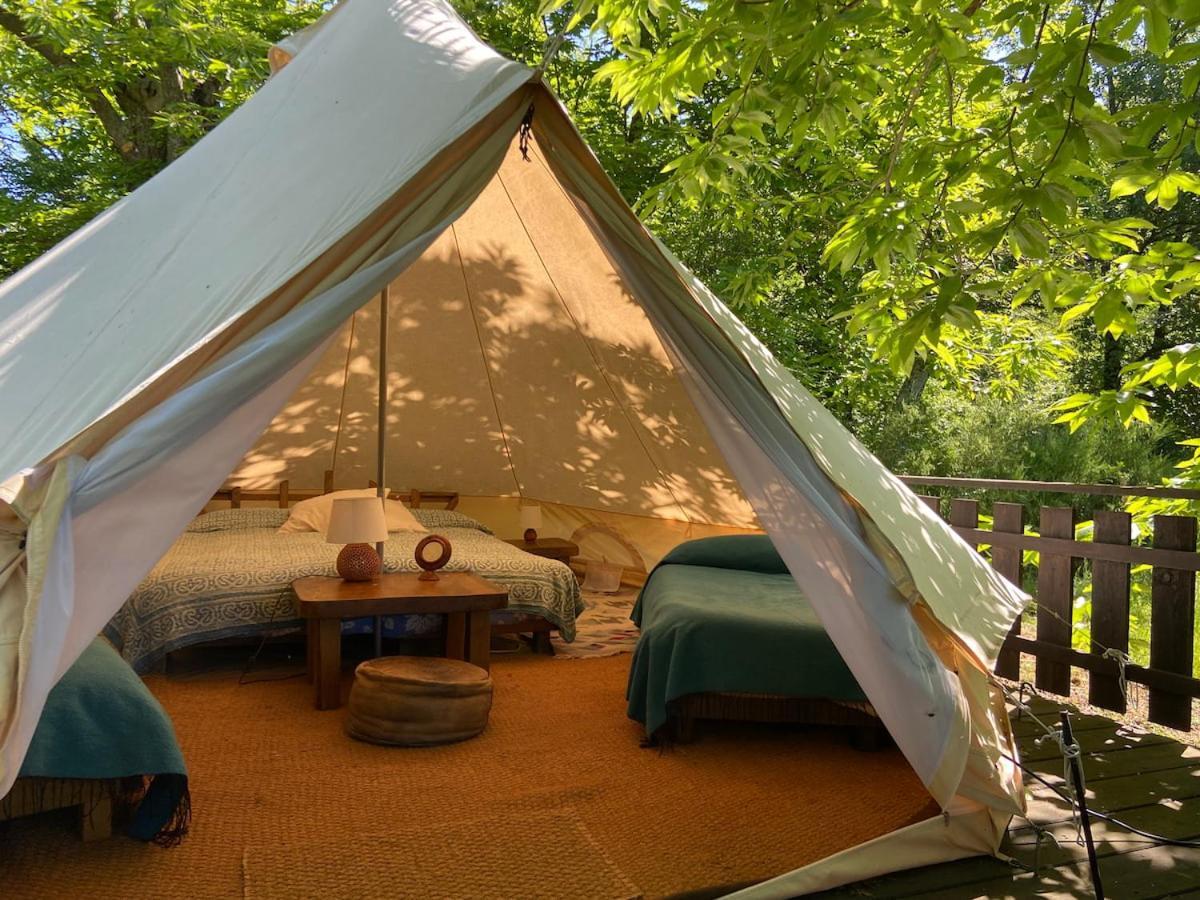 Podere Di Maggio - Glamping Tent 2 Santa Fiora Exteriör bild