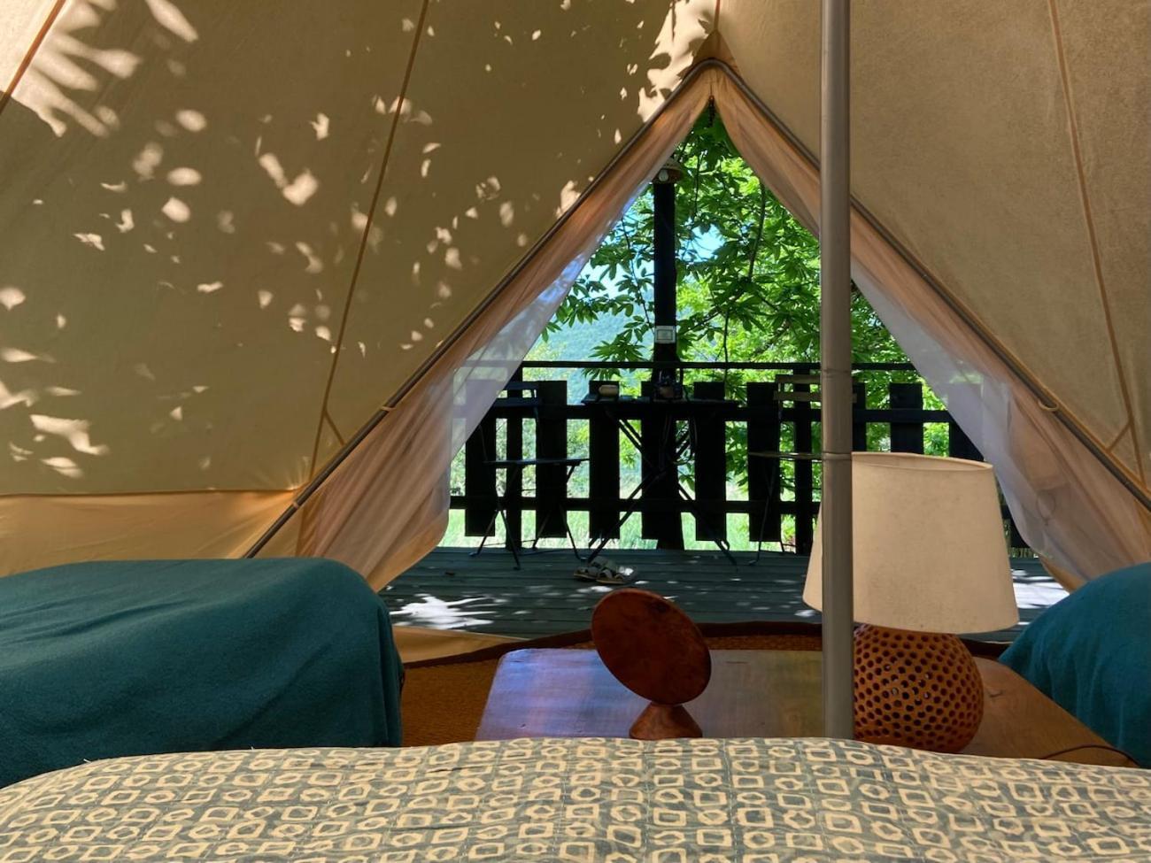 Podere Di Maggio - Glamping Tent 2 Santa Fiora Exteriör bild