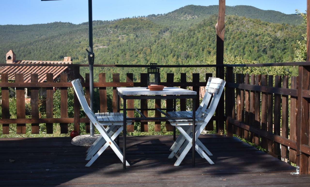Podere Di Maggio - Glamping Tent 2 Santa Fiora Exteriör bild