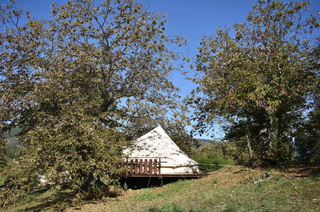 Podere Di Maggio - Glamping Tent 2 Santa Fiora Exteriör bild